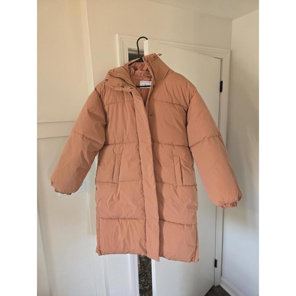 Amazon Essentials Women's Mid-Length Puffer Coat in Terracotta Pink - Picture 2 of 2